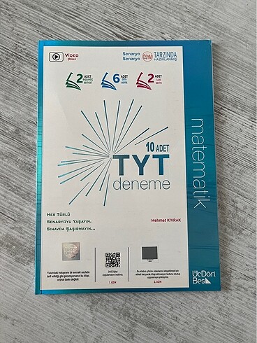 345 TYT MATEMATİK DENEMELERİ 7 ADET
