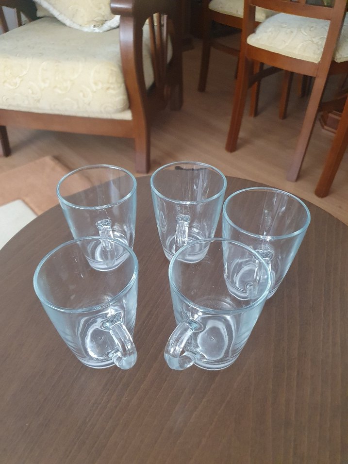 Şeffaf Cam 5'li Bardak Seti - Görsel 2