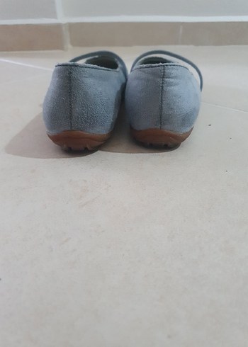 Gri Bayan Babet Ayakkabı.
38,5 NUMARA. - Görsel 4