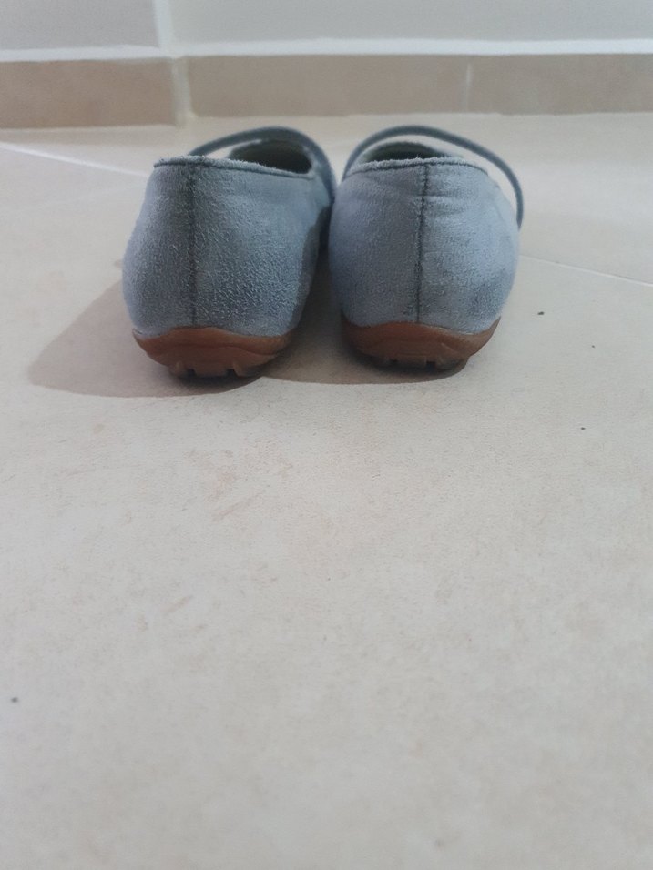 Gri Bayan Babet Ayakkabı. 
38,5 NUMARA. - Görsel 4