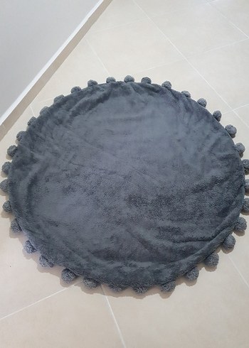 Gri Yuvarlak Çocuk Oyun Paspası. - Görsel 6