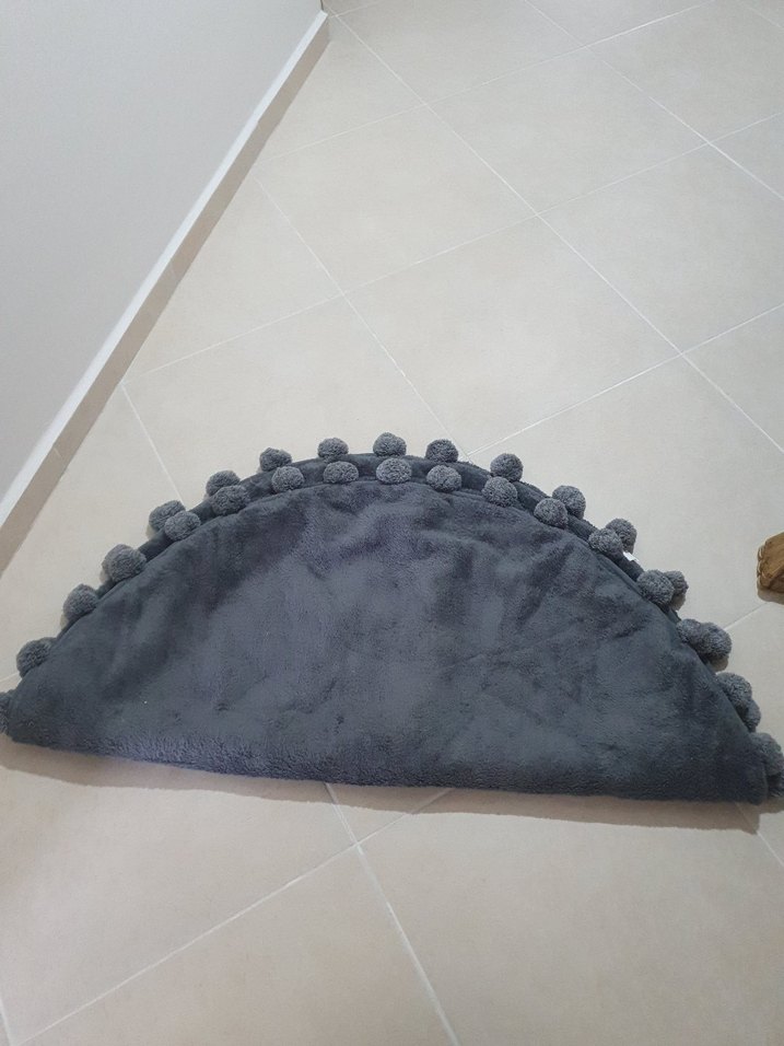 Gri Yuvarlak Çocuk Oyun Paspası. - Görsel 5