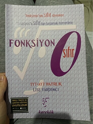 Fonksiyonlar sıfır matematik yks karekök yayınları