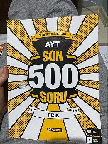 AYT FİZİK SON 500 soru hız yayınları yks