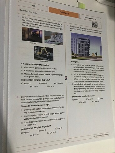 Beden 19 tyt fizik branş denemesi
