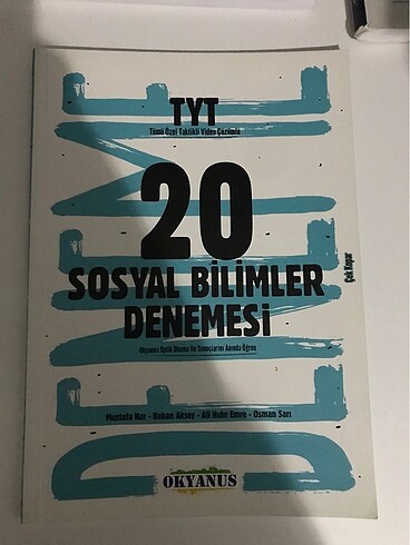 13 tane sosyal bilimler denemesi 