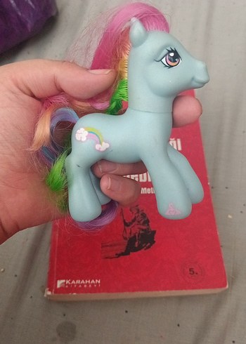 Turkuaz Pastel Renkli At Figürü my litthle Pony