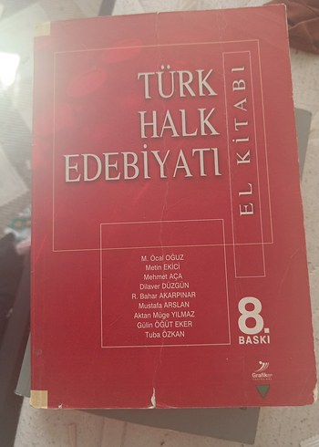 Türk Halk Edebiyatı El Kitabı 8. Baskı