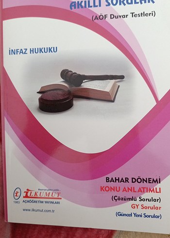İnfaz Hukuku Konu Anlatımlı Soru Bankası