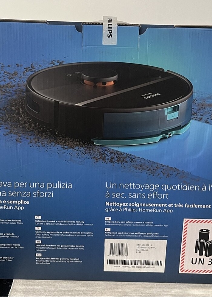 PHİLİPS XU3000 ROBOT SÜPÜRGE SIFIR - Görsel 2