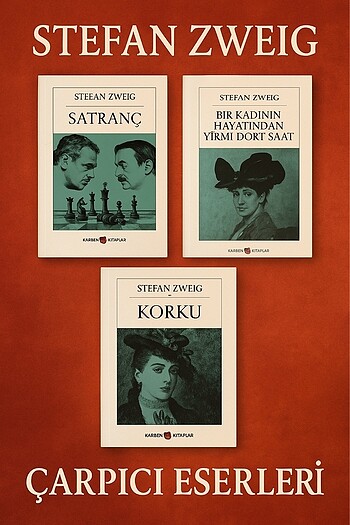 Stefan Zweig 3 Kitap