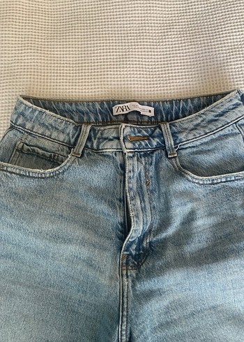 Zara Mavi Kadın Denim Pantolon