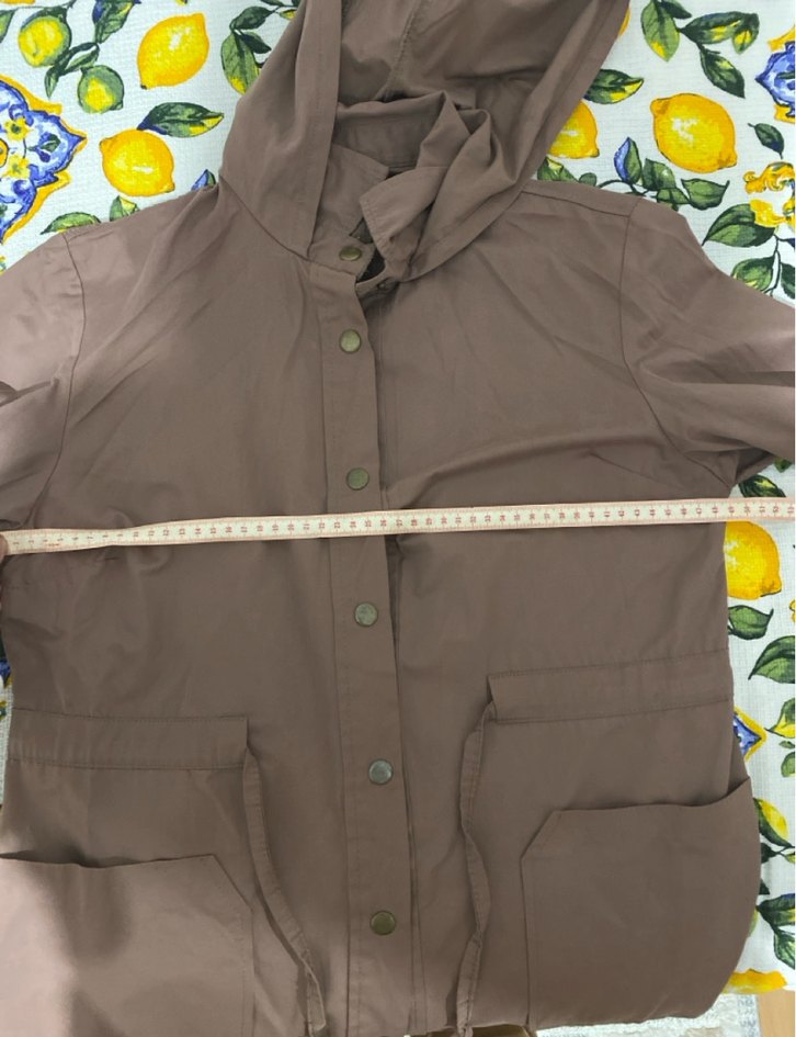 Bej Midi Kadın Trençkot Düğmeli Kapüşonlu - Görsel 5