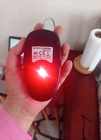 Mouse kırmızı ışıklı - Görsel 10