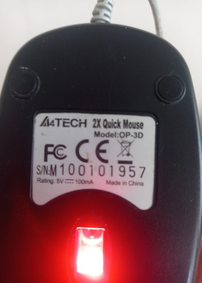 Mouse kırmızı ışıklı - Görsel 5