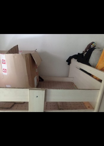 Bej ve Gri Çocuk Yatağı gel al - Görsel 3