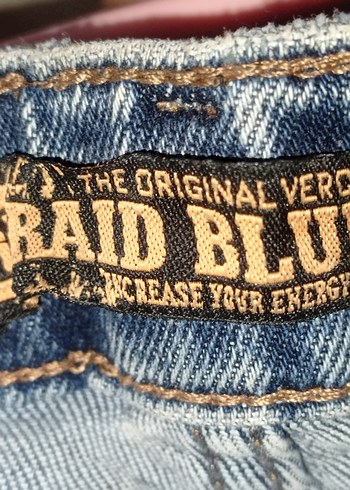 Mavi Düğmeli dar Kesim Kadın Kot Pantolon - Görsel 8