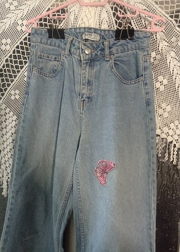 Rahat Kesim Kadın Kot Pantolon - Görsel 4