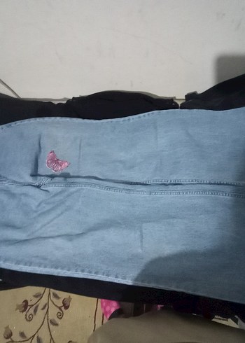 Rahat Kesim Kadın Kot Pantolon - Görsel 7