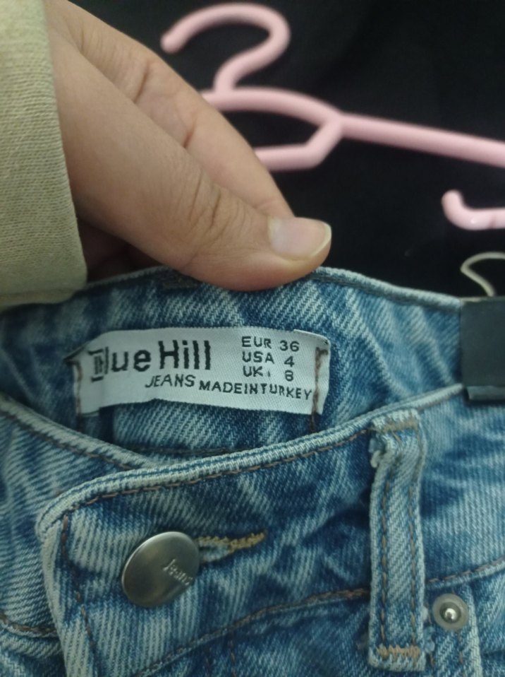 Rahat Kesim Kadın Kot Pantolon - Görsel 5