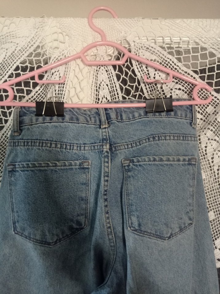 Rahat Kesim Kadın Kot Pantolon - Görsel 2