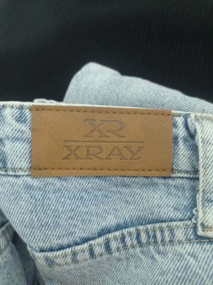 Kadın Mavi Loose Fit Midi Denim Jean - Görsel 4