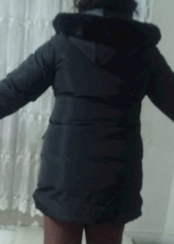 kadın siyah  Puff Mont - Görsel 2