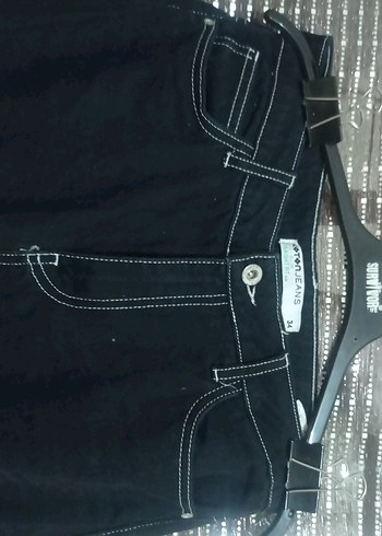 Koton Siyah Baskılı Kadın Slim Fit Jean - Görsel 5