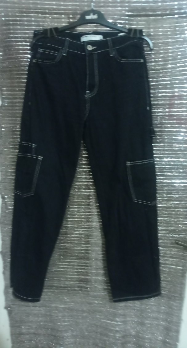 Koton Siyah Baskılı Kadın Slim Fit Jean - Görsel 4