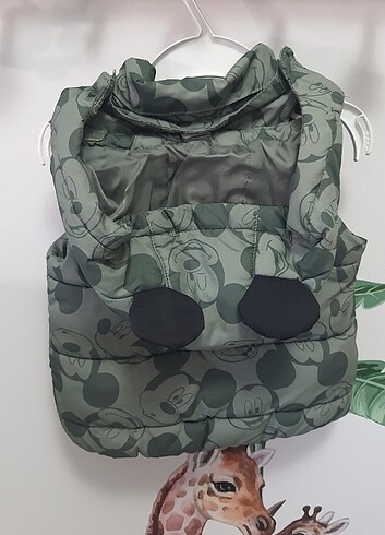 H&M Hm şişme yelek haki yeşil