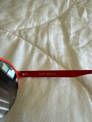 Kırmızı yuvarlak gözlük percy marka 52_21 degrade cam - Görsel 4