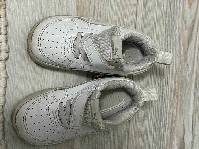 Puma unısex 25 numara beyaz spor ayakkabı - Görsel 5