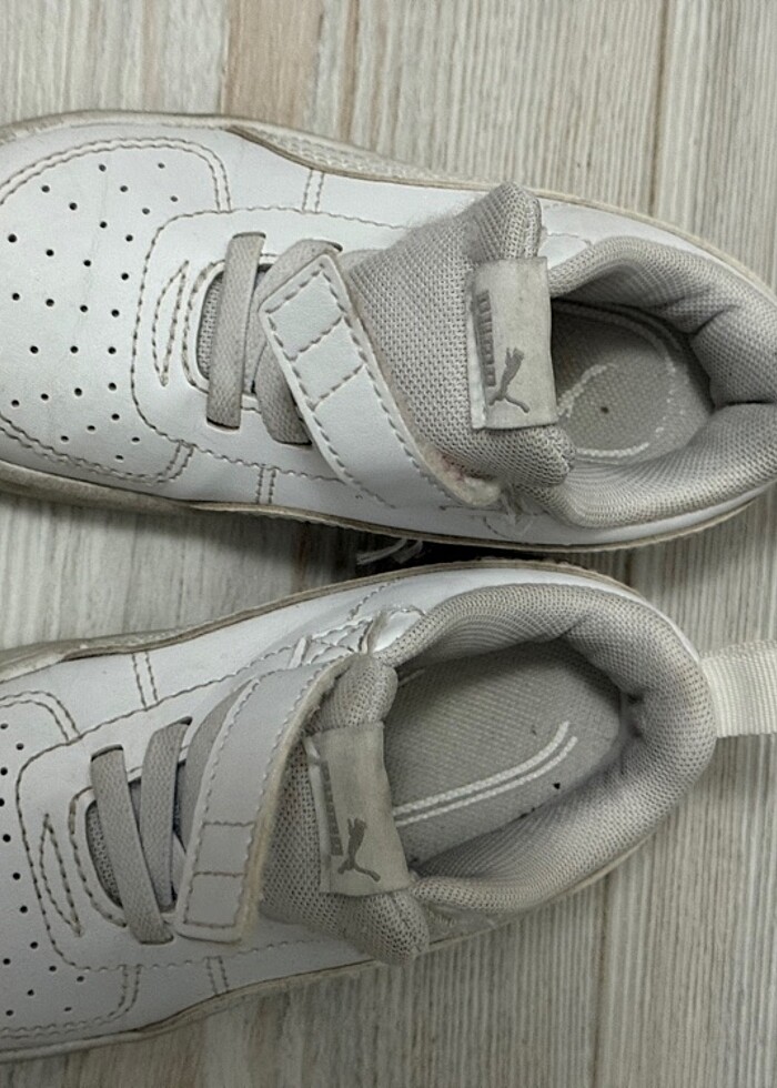 Puma unısex 25 numara beyaz spor ayakkabı - Görsel 5