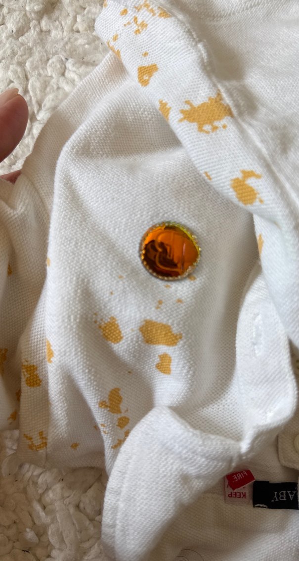 B&G orjinal Beyaz Bağlama Desenli Kısa Kollu Erkek Polo Tişört - Görsel 3