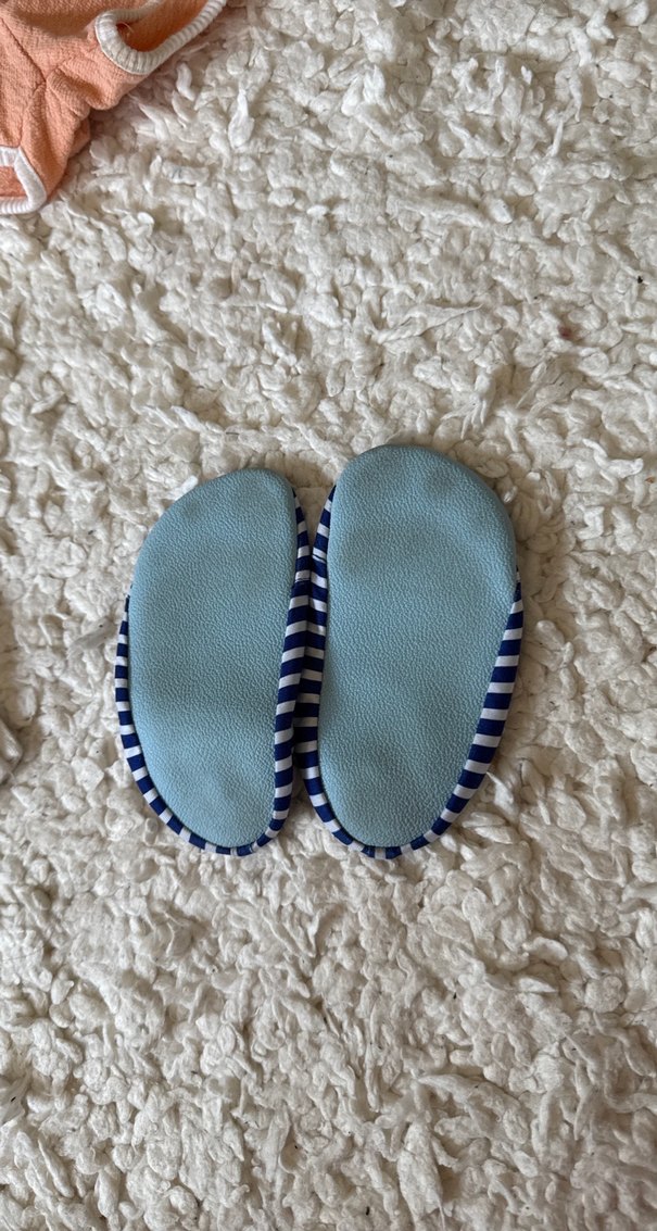 Erkek Çocuk Mavi Çizgili Kaydırmaz slipstop - Görsel 2