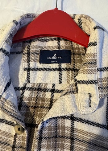 Bej Ekose Erkek Gömlek - Görsel 2