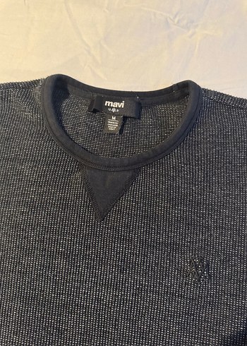 Gri Erkek Sweatshirt, Uzun Kollu, Rahat Kesim - Görsel 2