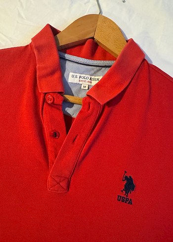 Kırmızı Erkek Polo Yaka Tişört - Görsel 2