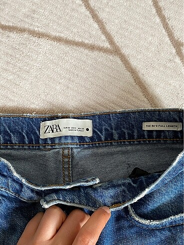 36 Beden Zara yüksek bel jean