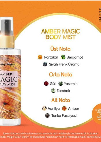 Beden Mybinary 3'lü Kadın Vücut Spreyi Seti 150 ml