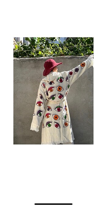 Müslin bornoz - Görsel 2