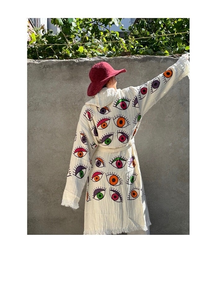 Müslin bornoz - Görsel 2