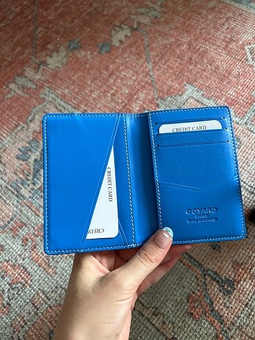 Mavi goyard cüzdan - Görsel 4