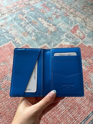 Mavi goyard cüzdan - Görsel 5