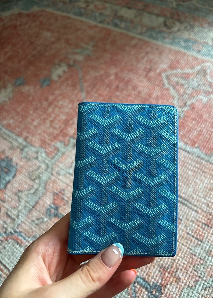 Mavi goyard cüzdan - Görsel 3