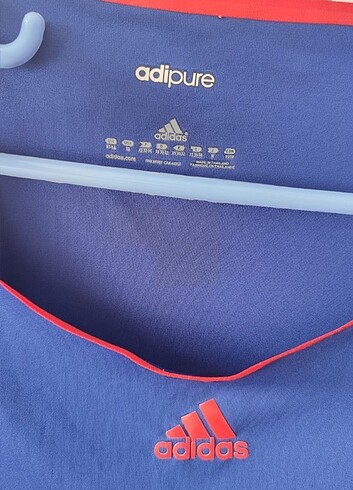 xs Beden Orijinal Adidas Saks Mavisi Spor T-shirt 
