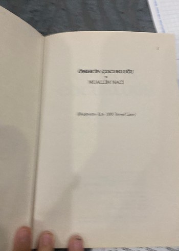 Ömer'in Çocukluğu - Muallim Naci Kitabı - Görsel 3