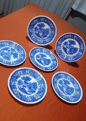 Diğer villeroy Boch bungerland mavi pasta tabağı