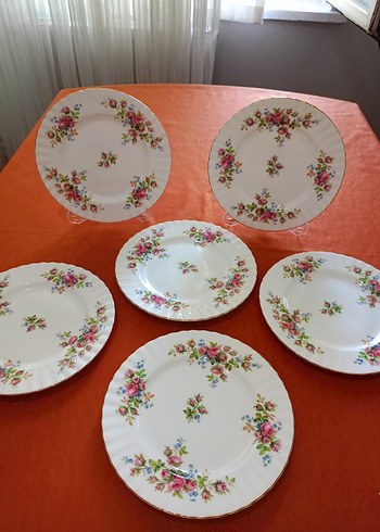 Royal Albert moss rose pasta tabağı