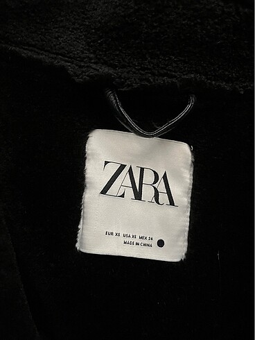 xs Beden siyah Renk Zara biker ceket